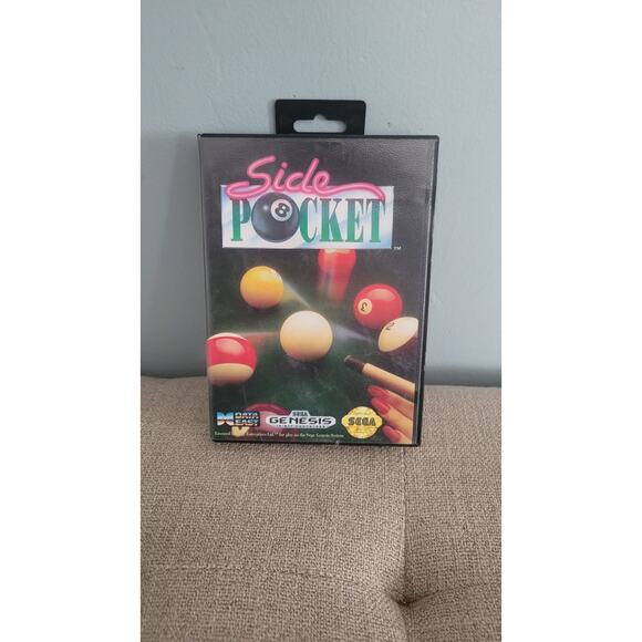 Side Pocket (Sega Genesis, 1992) Complete CIB – Data East Billiards Pool Game – - Picture 1 of 4
